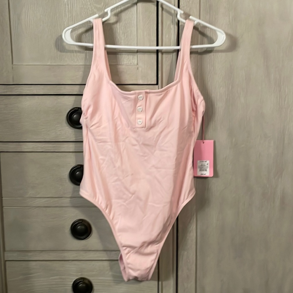 BNWT Pink Stoney Clover Lane / Target Collab one piece! Size Large 12-14